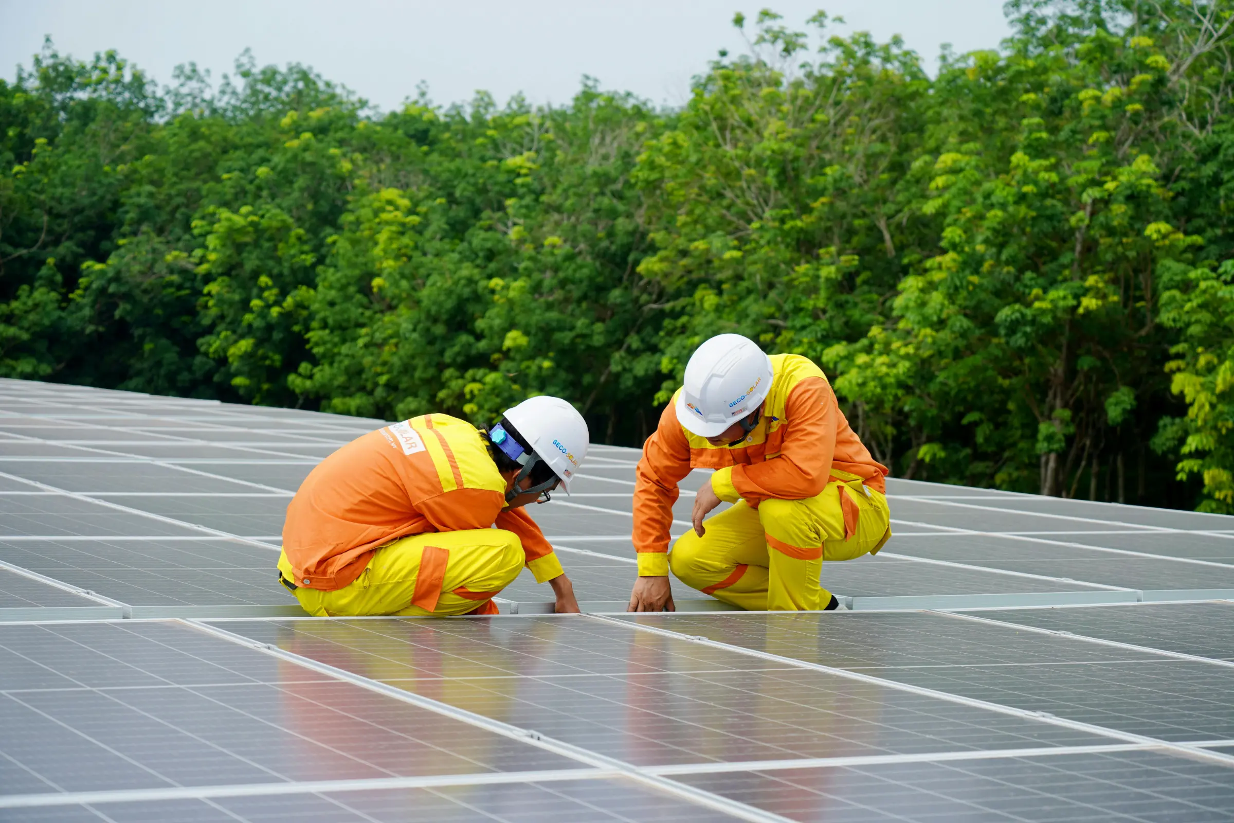 Engineers on site